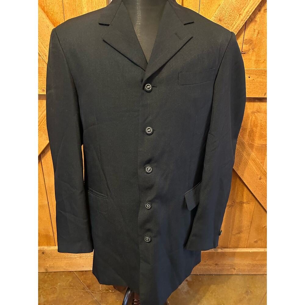 Men's Size 40 L Black Suit Jacket GUC